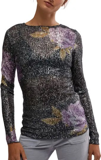 Gold Rush Sequin Top