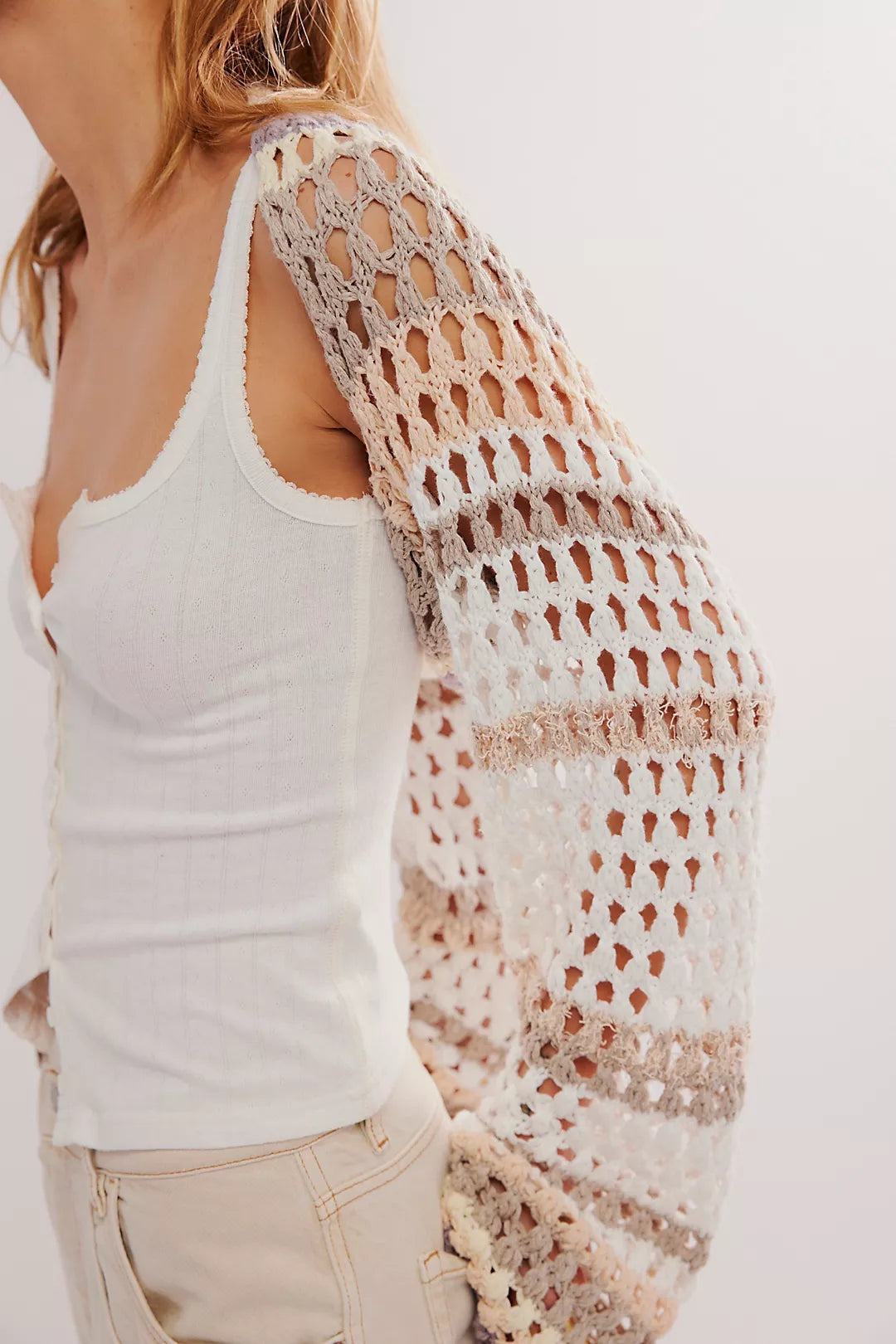 Gia Crochet Shrug