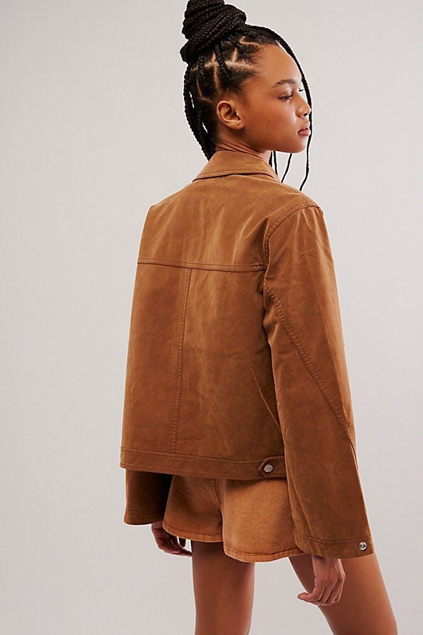 Blair Vegan Suede Jacket