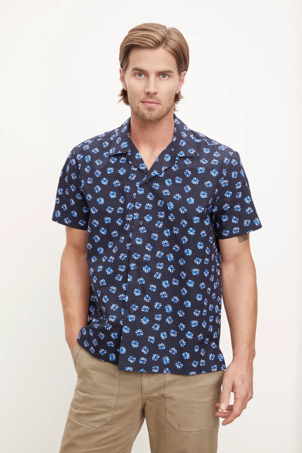 Iggy Cotton Printed Short Sleeve