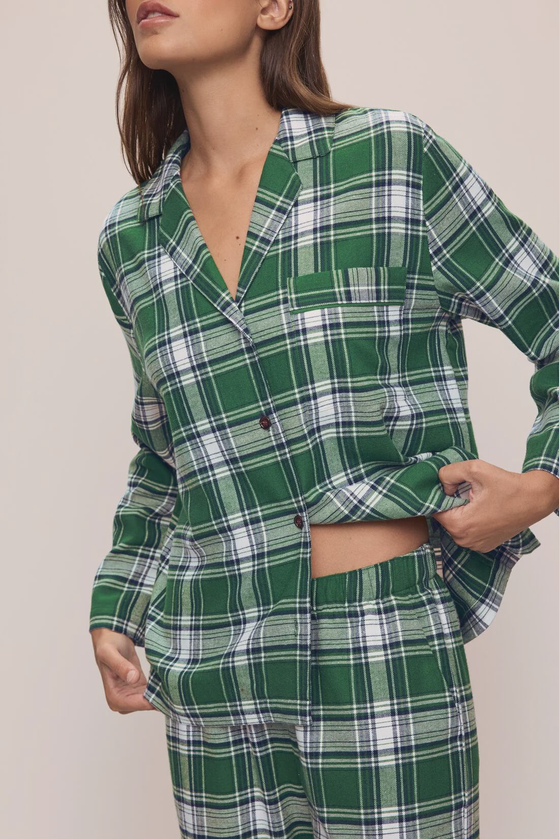 Flannel Long PJ Set