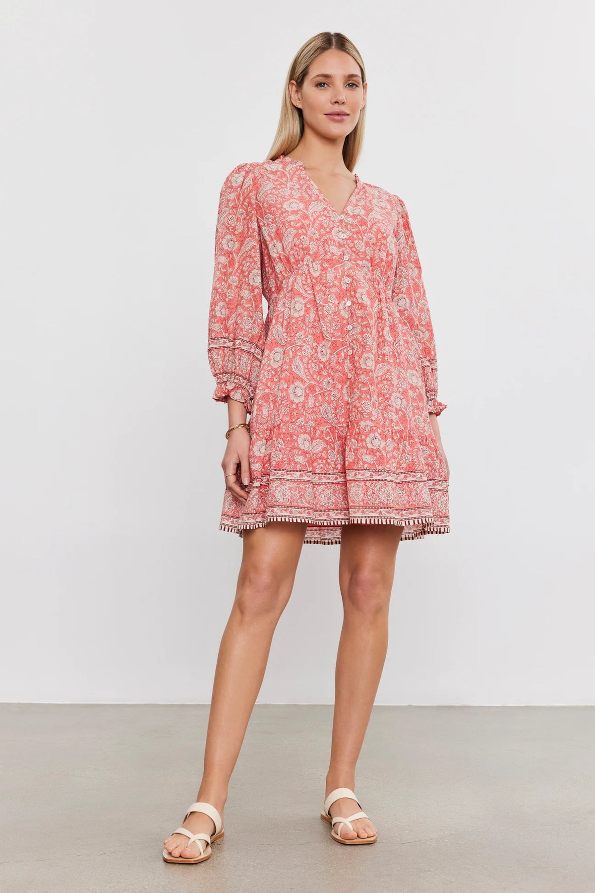 Mary Printed Voile Dress