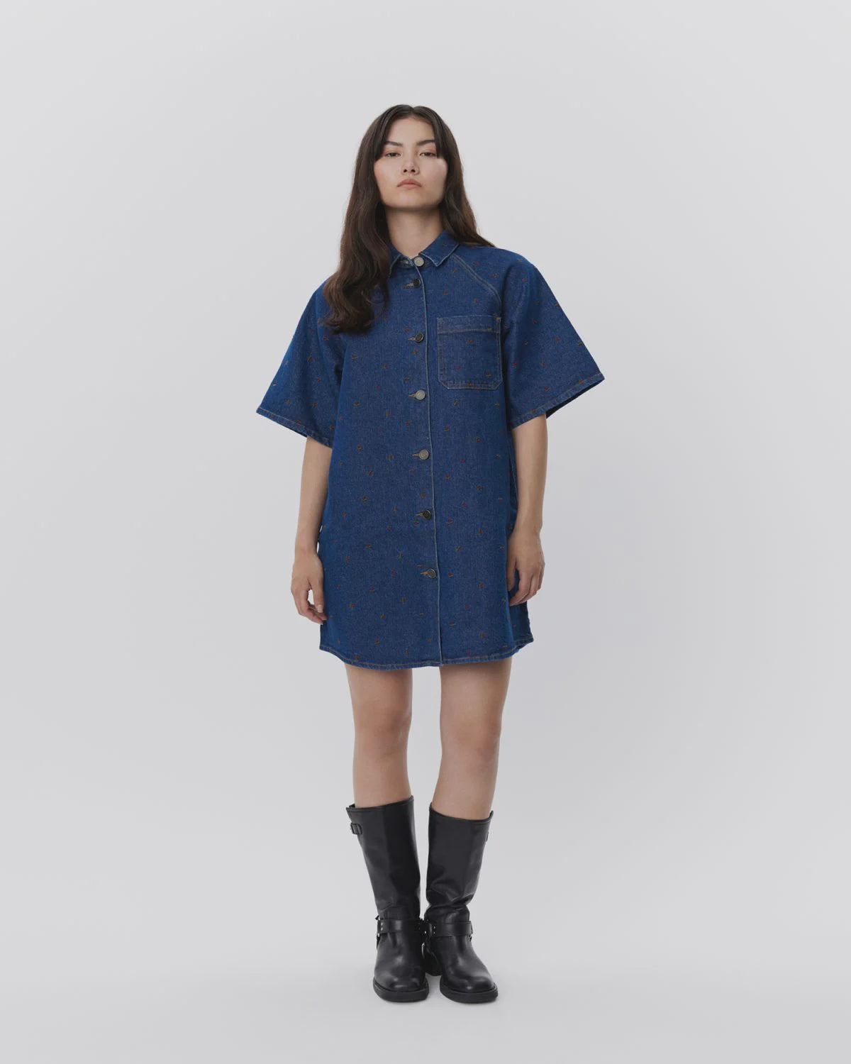 Denim Shirt Dress