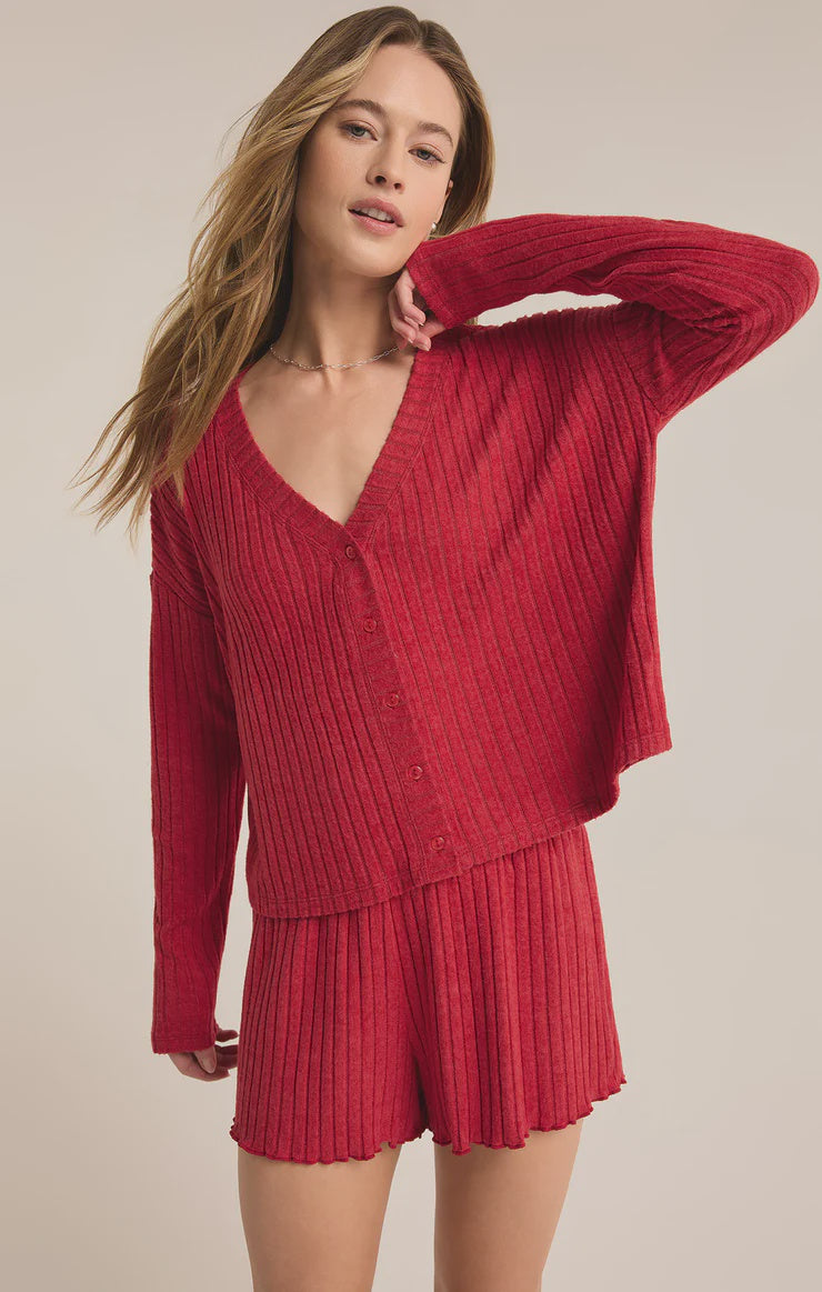 Haute Red Mara Cardi