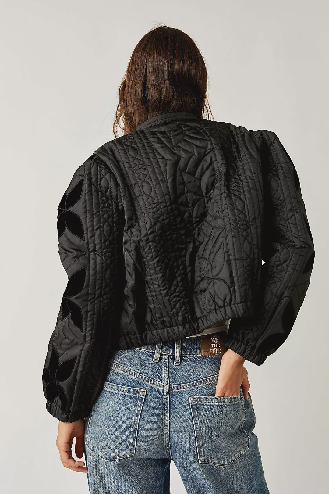 Quinn Quilted Jacket Black Combo