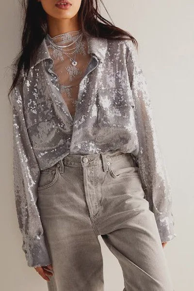 Disco Margarita Button Down